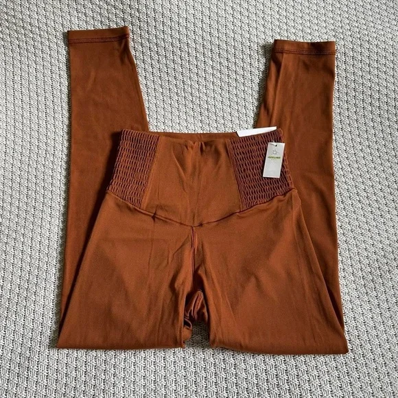 Offline by Aerie Rust Leggings - Picture 2 of 7